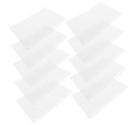 Mobestech 10 Sets Loose Leaf Notebook Binder Composition Notebook Cover Sleeve Clear Exercise Book Covers Protector White Pp