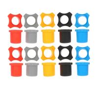 Mobestech 10 Sets of Rubber Anti-rolling Mic Rings for Microphones, Prevent Microphone being Broken and Anti-lost Protective Rings, Suitable for Conference Rooms and News Interviews