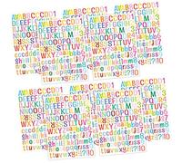 Mobestech 10 Sheets Alphabet Stickers for DIY Crafts Home Decoration Smooth Surfaces Labeling Printed Letters for Mailbox Storage Cabinets Windows