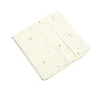 Mobestech 10 Sheets Rice Paper Chinese Calligraphy Paper Flower Pattern White 10 Sheets Slow Infiltration Good Water Absorbing for Writing and Calligraphy Painting Beginners and Advanced