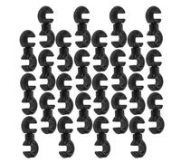 Mobestech 100pcs Bike Cable Management Clips for Road Bikes Plastic Bicycle Cable Fastening Clips with Easy Installation and Aerodynamic Advantage and Brake Wires