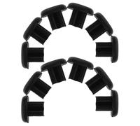 Mobestech 100Pcs Black Silicone Dust Plug Set for 3.5Mm Headphone Jack Audio Port Dust Protectors Compatible with Laptop Microphone Speaker Anti-Dust Caps for Music Devices