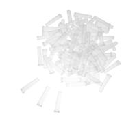 Mobestech 100pcs Clear Floral Nutrition Tubes for Plant Propagation Evaporation Resistant Mini Vases for Hydroponic Flowers Water Retention Design to Keep Bouquets Fresh Longer for Garden