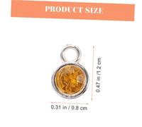 Mobestech 100pcs Colorful Gemstone Alloy Pendants for Jewelry Making DIY Craft Supplies Bulk Charms for Earring Necklace Bracelet Creating Unique Accessories