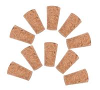 Mobestech 100pcs Cone Shaped Bottle Corks Natural Color Wine Bottle Stoppers Airtight Seal Cork Material for Home DIY and Secure Storage