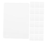 Mobestech 100pcs Transparent Self-Adhesive Laminating Covers Clear Thermal Laminate Pouches Film Sheets for Photos Business Cards Office Use