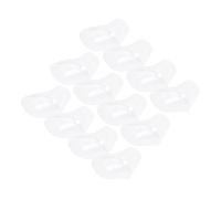 Mobestech 100pcs Transparent Socks Display Stands Plastic Feet Molds Shoe Holders for Shoe Shape Maintenance Lightweight Flexible Support