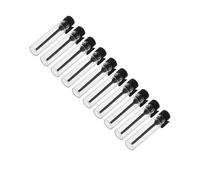 Mobestech 10pcs 1ml Mini Glass Fragrance Sample Vials Essential Oil Sampler Bottles Refillable Small Perfume Bottles for Travel and Aromatherapy