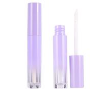 Mobestech 10pcs Empty Lip Gloss Tube with Gradient Purple Design Plastic Lightweight Lip Gloss Container and Mini Compact Style Suitable for Travel