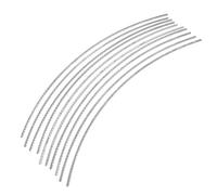 Mobestech 10pcs Guitar Fret Wire for Guitar and Electric Replacement DIY Fret Making Copper Material with Easy Installation and Smooth Surface Silver Colour