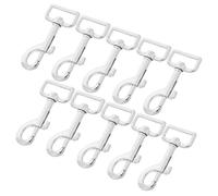 Mobestech 10Pcs Heavy Duty Dual-ended Snap Hooks Dog Leash Clasps Swivel Clips for Canvas Leashes Pet Collar Accessories