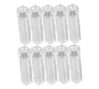 Mobestech 10pcs Lip Gloss Tubes Refillable Lipstick Containers Delicate Wave Pattern Empty Lip Gloss Base for Makeup Home Travel