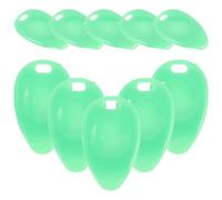 Mobestech 10pcs Lottery Ticket Scraper Tool Plastic Scratch Card Scratcher Waterdrop Handle, Sturdy Lottery Scratching Tool for Instant Win Tickets and Arts Crafts Use