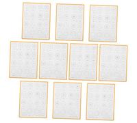 Mobestech 10pcs Montessori Math Materials Fractions Teaching Fractions to Math Learning for 3rd Grade for Students