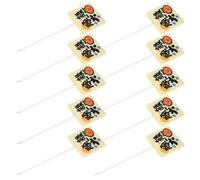 Mobestech 10pcs Silicone Car Aroma Diffuser Hanging Fragrance Pendant Air Accessories Essential Oil Scented Car Vent Diffuser Mini Perfume Slice for Travel and Daily Use