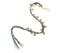 Mobestech 10pcs Small Cymbal Sizzler Bells Set for Drum Kits, Jingle Bell Cymbals Percussion Accessory, 30" Length, Suitable for Jazz Band and Studio Sessions