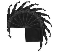 Mobestech 10pcs Small Velvet Drawstring Bags Soft Portable Pouches for Jewelry Trinkets Storage Travel Lightweight Dustproof Pouch for Tiny Items and