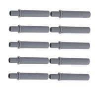 Mobestech 10pcs Soft Close Door Dampers for Cabinets Plastic Slow Closing Buffer Replacement Part for Kitchen and Bedroom Wardrobe Furniture Doors Easy Installation Compact Design