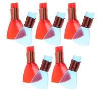 Mobestech 10pcs Suona Reeds Simple Suona Reeds Creative Accessories Unique Design Good Sound Quality Labor-saving Plastic Natural High-class Copper Wire for Wind Instruments Random Color