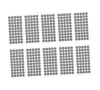 Mobestech 10sheets Reflective Markers for Scanner Scanning Markers High Visibility Reference Points for Scanning Setup