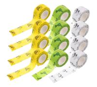Mobestech 12 Rolls Breathable Self Adhesive Finger Wrap for Wound Care and Injury Protection Non Woven Fabric for Sports Pet Scratch Prevention Sprains Swelling and Skin Friendly Healing