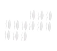 Mobestech 12 sets Cuttlefish Bone Chewing for Small Pets and Birds Natural Calcium Source for Hamsters Parrots Rabbits and Reptiles Dental Care Molars for Healthy Teeth and Mental