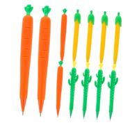 Mobestech 12Pcs Cartoon Mechanical Pencils for School Supplies Multi-function Reusable Writing and Drawing Pencils with Cute Soft Design for Students