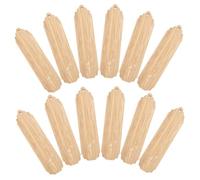 Mobestech 12pcs DIY Wood Blank Bookmarks for Engraving and Painting Wooden Label Hanging Tags for Christmas Holidaymarks Wedding Party Favors Crafting Creativity with Scratch Design Bulk