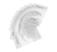 Mobestech 12pcs Lash Try Card Compact Eyelash Display Holder for Salon Use Portable False Lash Trial Board Eyelash Supply Card with Designs for Makeup Practice and Professional Extensions