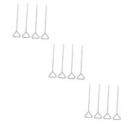 Mobestech 12pcs Stainless Steel Cell Practical Laboratory Supplies for Wide Spreading for Microbiology Cell Spreading