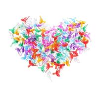 Mobestech 140pcs Ceramic Christmas Tree Replacement Bulbs Colored Plastic Twist Lights in Purple Transparent Rose Red Blue Red Yellow Green Easy Install Soft Glow for Xmas Holiday Decor