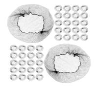 Mobestech 150pcs Invisible Hairnet Mesh Chignon Cover for Bun Hairstylist Nurse Wedding Updo Theater Dancer Reusable Discreet