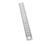 Mobestech 15cm Stainless Steel Guitar Measuring Ruler, Precision Guitar Neck Notch and String Action Gauge for Electric Bass, Professional Metric Metal Luthier Tool
