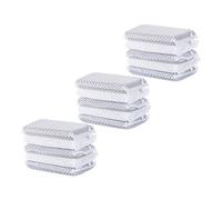 Mobestech 15pcs Kitchen Cleaning Sponge Dish Cloths with Wire Mesh, Easy to Squeeze Out Water and Comfortable to Hold, for Dish Washing and Kitchen Use