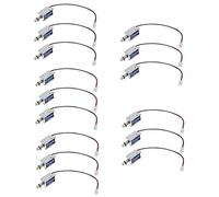 Mobestech 15pcs Solenoid Actuator Stroke Mini Push Pull Type Open Frame Micro Electromagnet Solenoid for Spring Valves Linear Motion Applications