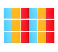 Mobestech 18pcs Clay Crafting Mats Plastic Modeling Clay Pad for Writing Practice Pottery Pad Paint Mat for Preschool Craft Activities