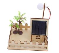 Mobestech 1Set DIY Solar Lamp Science Kit for Educational Physics Experiment Portable Solar Lantern for Garden Decoration Interactive Learning