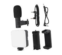 Mobestech 1set Smartphone Video Kit Adjustable Fill Light Phone Holder Tripod Stand for Vlogging Streaming Photography Complete Setup for Mobile