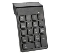 Mobestech 2. 4g Wireless 18-key Numeric Keypad Abs Black for PC