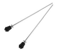 Mobestech 2 Pcs Adjustable Floor Drum Leg Bracket Mount with Non-slip Feet Heavy Duty Drum Stand Support Portable and Easy to Assemble