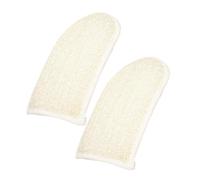 Mobestech 2 pcs Bathing Exfoliating Gloves for Women Loofah Shower Scrubber with Rich Foaming Deep Cleansing Body Washing Mitts for Gentle Skin Exfoliation and Efficient Dirt Removal
