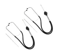 Mobestech 2 Pcs Stainless Steel Leak Stick Water Leak Detection Tool Portable Underground Water Locator Rod for Mechanics Easy Sound Based and User Friendly