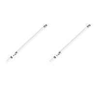 Mobestech 2 Pcs Tablet Stylus Pen Fine Tip 2-in-1 Capacitive Pen No Writing Noise Comfortable Feel Great for Note-taking Games
