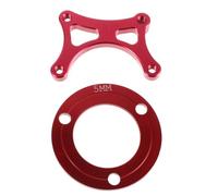 Mobestech 2 Sets Bike Rear Disc Brake Caliper Mount Adapter Bracket in Aluminium Alloy for Optimal Stopping Power and Wide Compatibility, Suitable for Outdoor Riding and Daily Use