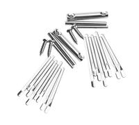 Mobestech 2 Sets DIY Small Thumb Piano Kalimba for Adults and Portable Mini Handheld Musical Instrument with Clear Resonant Sound Smooth Safe Finish Easy to Carry and Play