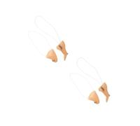 Mobestech 2 Sets Halloween Witch Nose Mask for Women Vinyl Cosplay Prop with Elastic Band, Unique Beige Design, Versatile Use for Masquerade Party and Halloween Costume Accessories