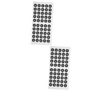 Mobestech 2 Sheets Scanning Markers Reflective Film Marking Points for Scanner Reference Marker Point Scanning Reflection