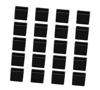 Mobestech 20 Pcs USB Male Charging Line Protective Silicone Dust Plug Caps Anti-dust Data Cable Stoppers for USB Disk Card Reader Interfaces Black Sleeves for Device Protection