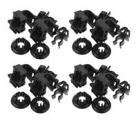 Mobestech 20 Sets Car Hood Support Prop Clip for Vehicles, Black Pp Material with Secure and Stable Hold, Enhances Safety for Engine Hood Support and Decorative Bracket Use