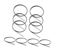 Mobestech 20Pcs Abs Guitar Purfling Strips Decorative Binding Edge Trim for Classical Guitar Ukulele DIY Protective Edging Strips Black